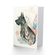 image 2 of Scottish Terrier Flower Field Modern Dog Art Card