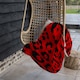 image 4 of Red Leopard Print Blanket | Multi