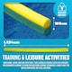 image 3 of Set Of 2 Flexible Swimming Pool Noodles Noodle Float Aid Woggle Logs Noodles Water Flexible Wet Swim