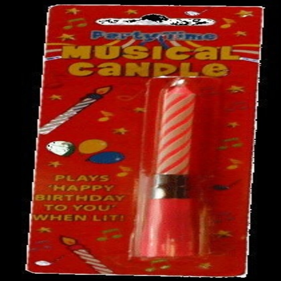 image 1 of Pink Musical Candle - Single