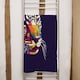 image 2 of leopard face with pop art style Designer Bath Towel | Multi
