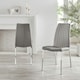 image 2 of Furniturebox 2x Elephant Grey Isco Dining Chairs