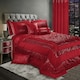 image 1 of Intimates Vera Foil Printed Quilted Bedspread Red | Red | Single