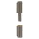 image 1 of Lift Off Bullet Hinge Weld On Brass Bush 8x40mm Heavy Duty Door Hatch Silver