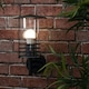image 1 of ValueLights Dorset Matte Black Wall Light and LED Bulb Black