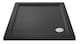 image 1 of 1000mm Premium Square Shower Tray - Slate Grey | Grey | Grey Slate