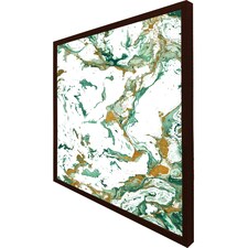 Green & golden marble (Picture Frame) Brown | M