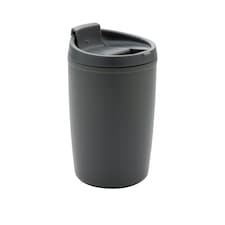 XD Collection Flip Top Polypropylene Recycled 300ml Tumbler - Grey - One Size