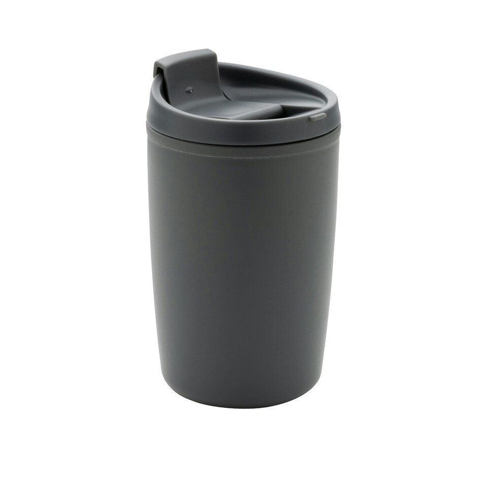 image 1 of XD Collection Flip Top Polypropylene Recycled 300ml Tumbler - Grey - One Size