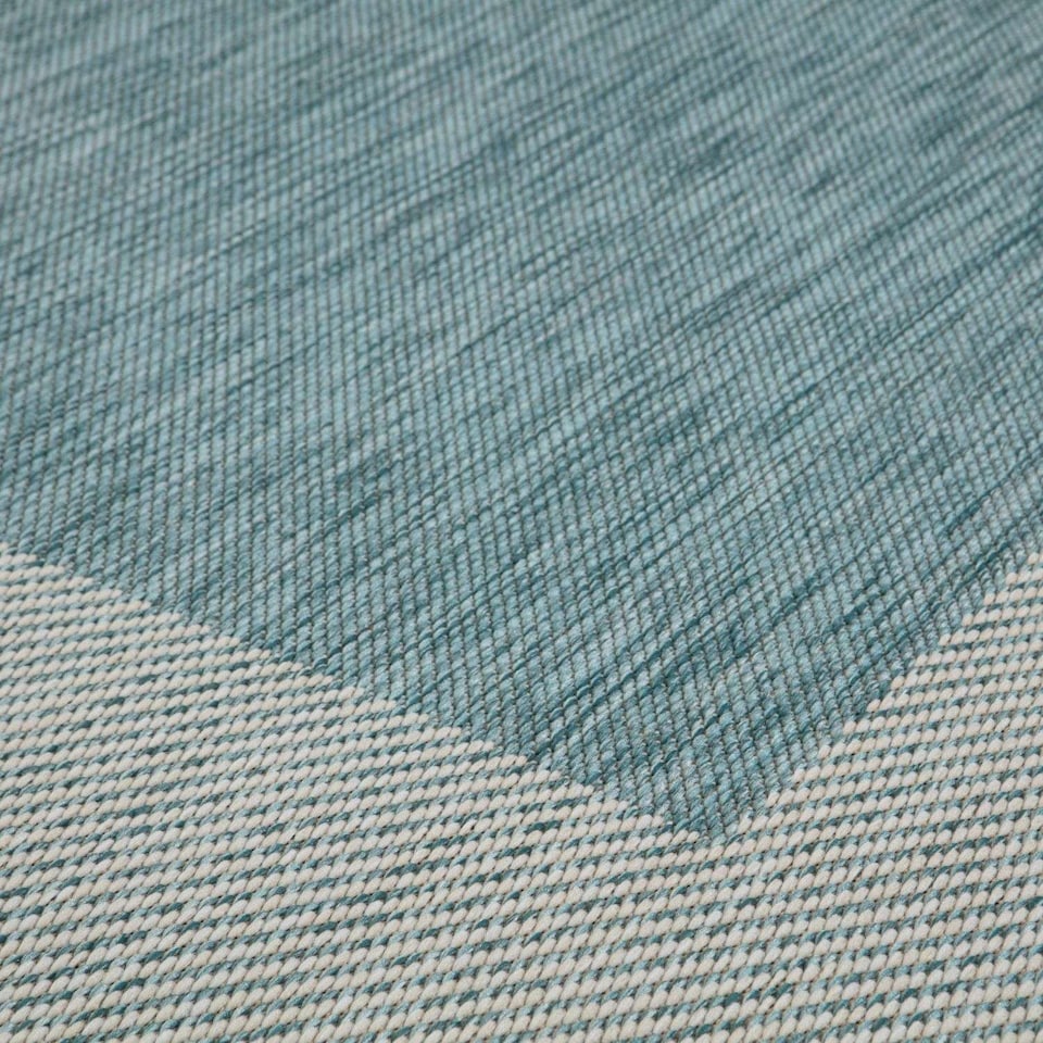 image 1 of The Rugs Outdoor Indoor Bordered Garden Patio Rug Weather Resistant | 200