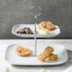 image 2 of Two Tier Square Cake Stand