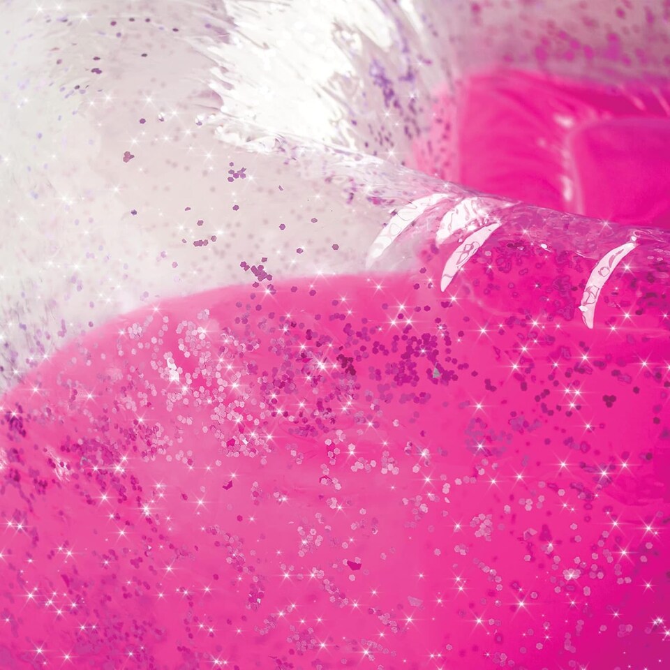 image 1 of Inflatable Sparkle Chair Pink