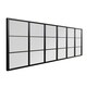 image 4 of The Fenestra - Black Modern Window Leaner / Wall Mirror 69" X 33" (174CM X 85CM) Black