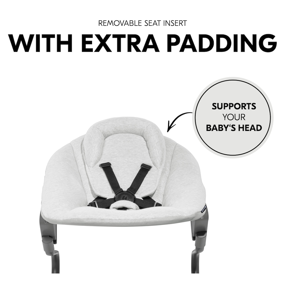 image 1 of hauck Alpha Bouncer Premium - Light Grey