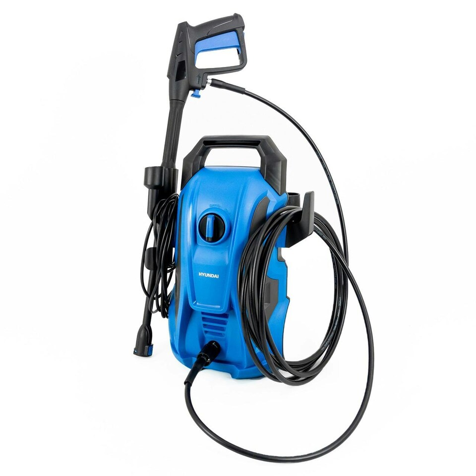 image 1 of Hyundai 135Bar / 1740psi Electric Pressure Washer, 7.1L/min, 1600W Powerful Motor with Hose & Attachments | HYW1600E