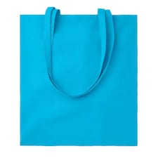 MidOcean Cottonel Colour ++ Cotton Shopper Bag - Turquoise - One Size | Blue