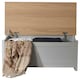 image 5 of GFW Lancaster Ottoman Storage Box - Grey