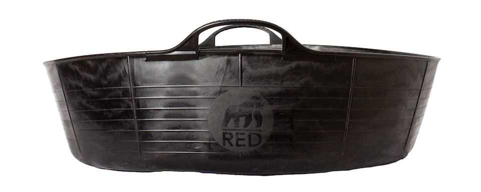 image 1 of Red Gorilla - Gorilla Tub 35L - Flexible Multi-Use Bucket | Black