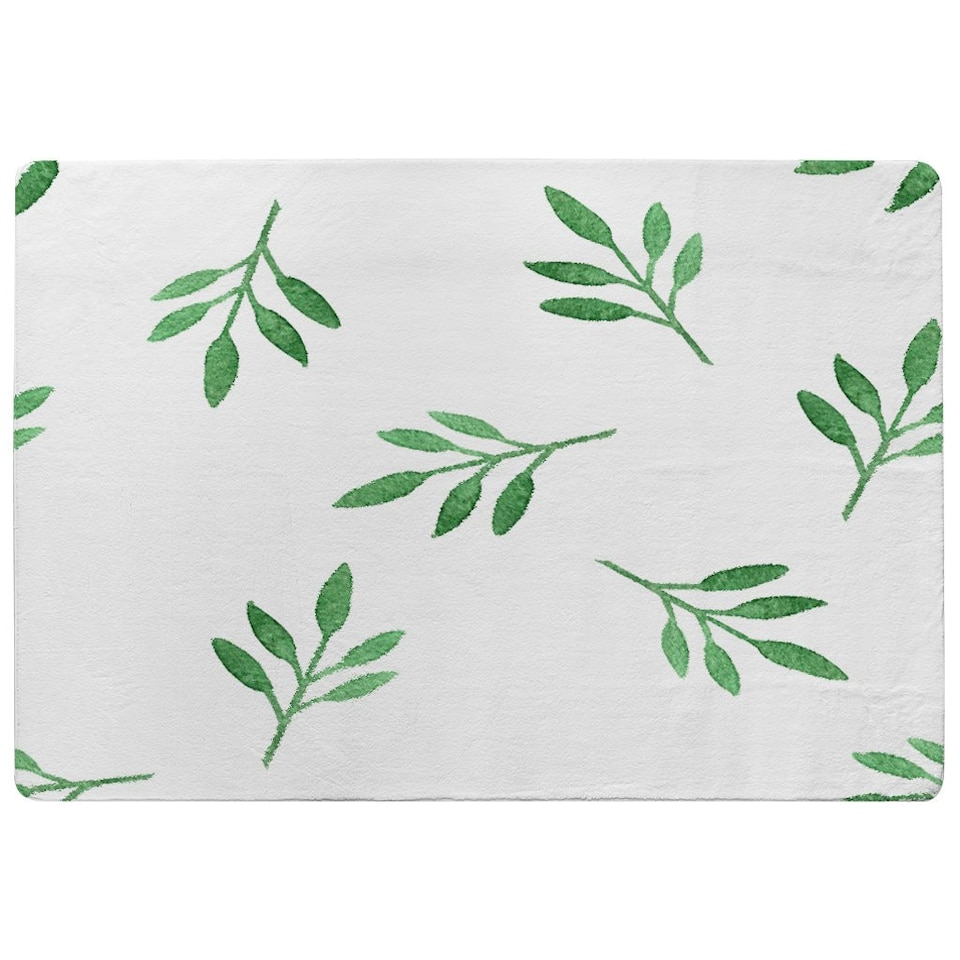 image 1 of Green Leaf (Rug) Green | XL: 160x230cm