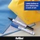 image 6 of Artline Laundry Fabric Marker Black and Blue 2 Pack