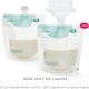 image 2 of Milk Storage Bags 200 ml - 10 Count - Connector Included
