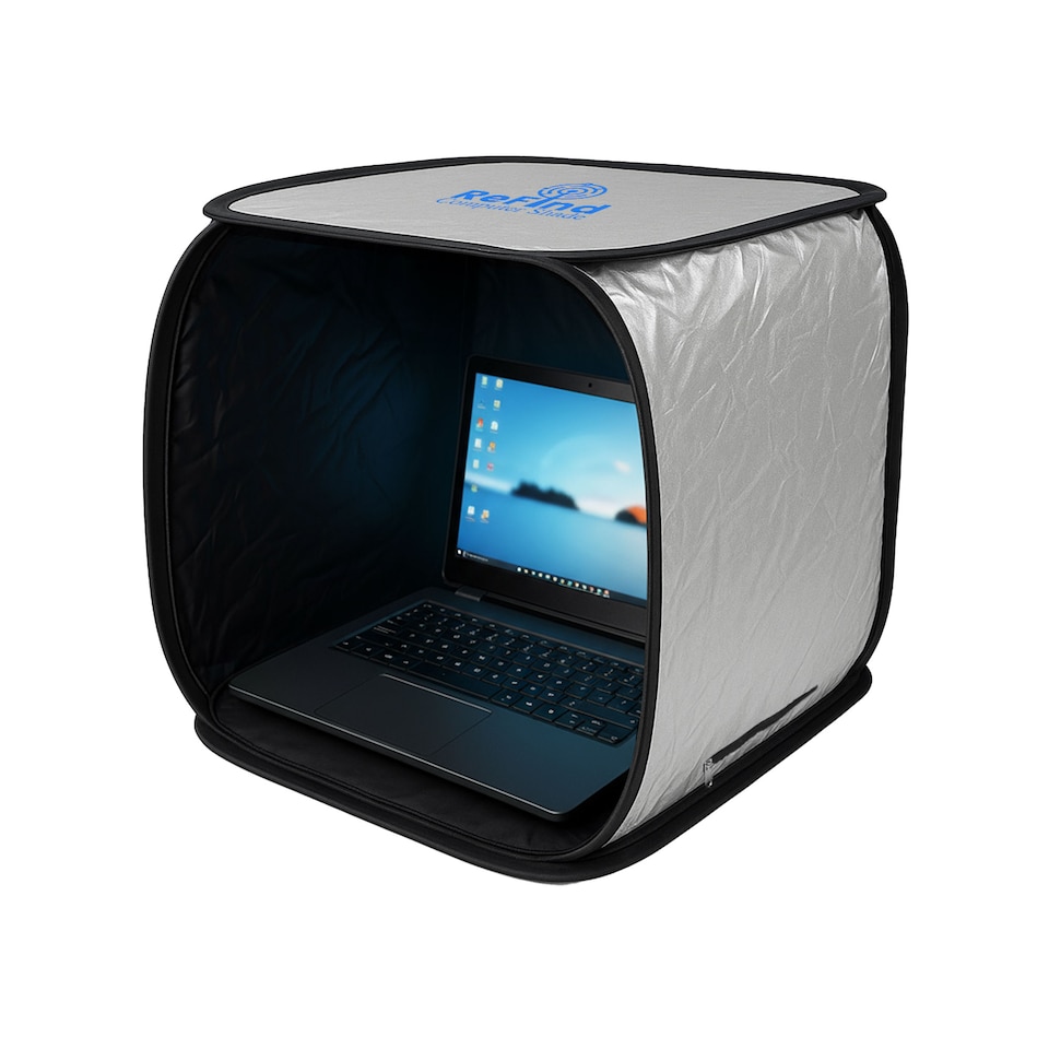 image 1 of Computer Shade for Portable Anti-Glare Protection Laptop Hood