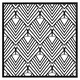 image 2 of Black geometric decoration (Picture Frame) White | M