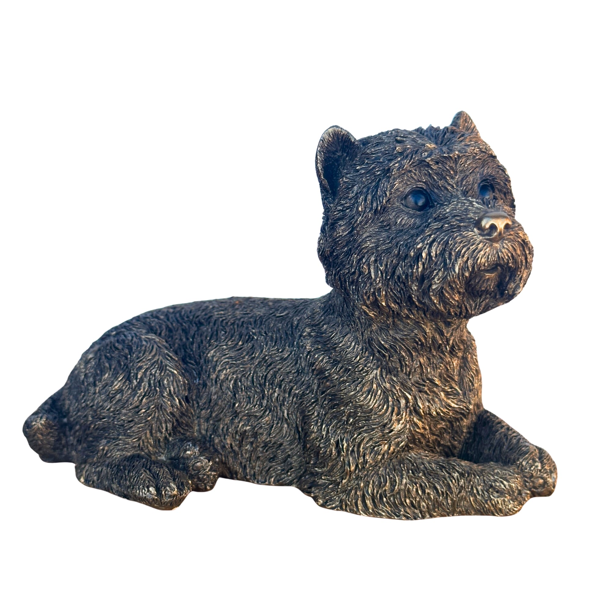 West Highland Terrier 'Westie' Dog Figurine, Leonardo Reflections Bronzed, Gift Boxed Bronze Bronze 1