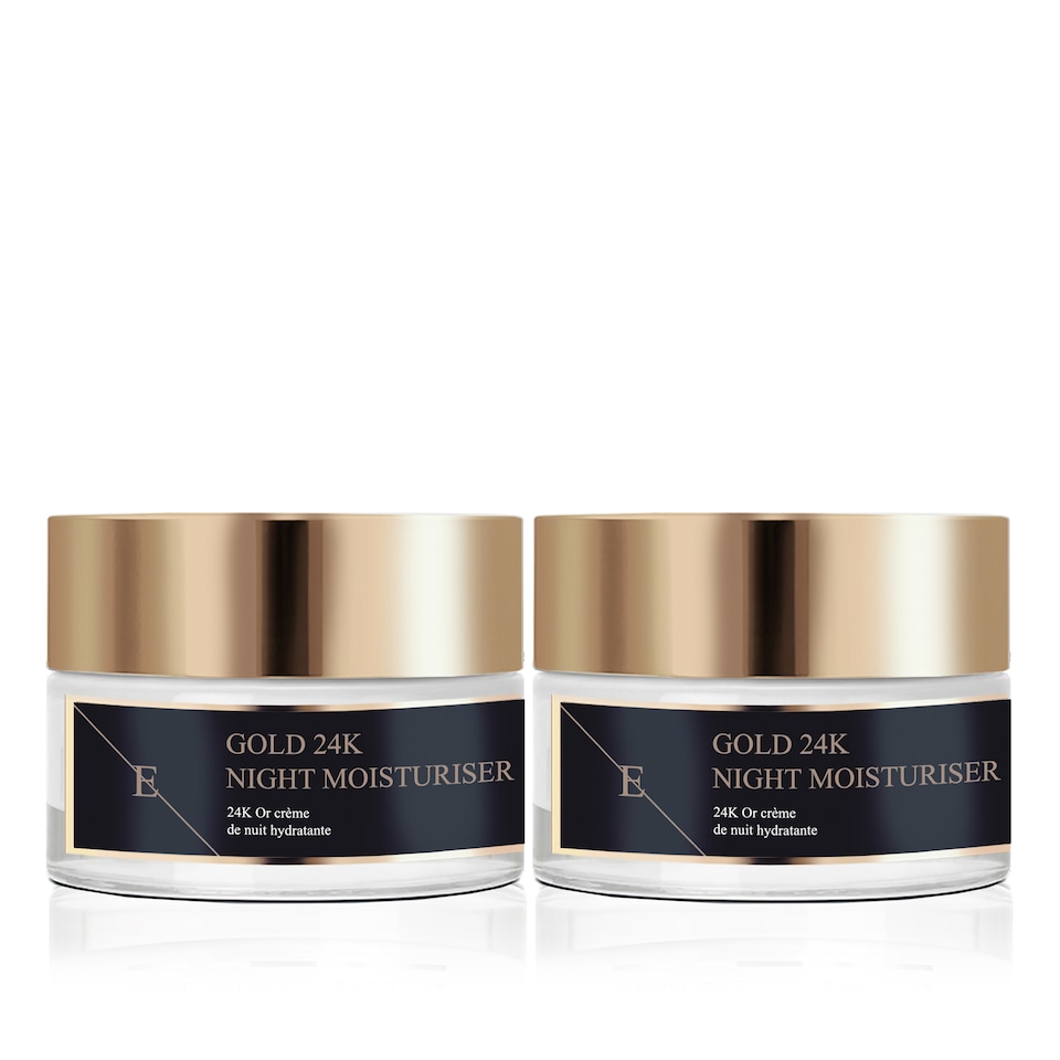 image 1 of Erth Skin London Anti-Wrinkle Night Moisturiser 24K Gold X 2