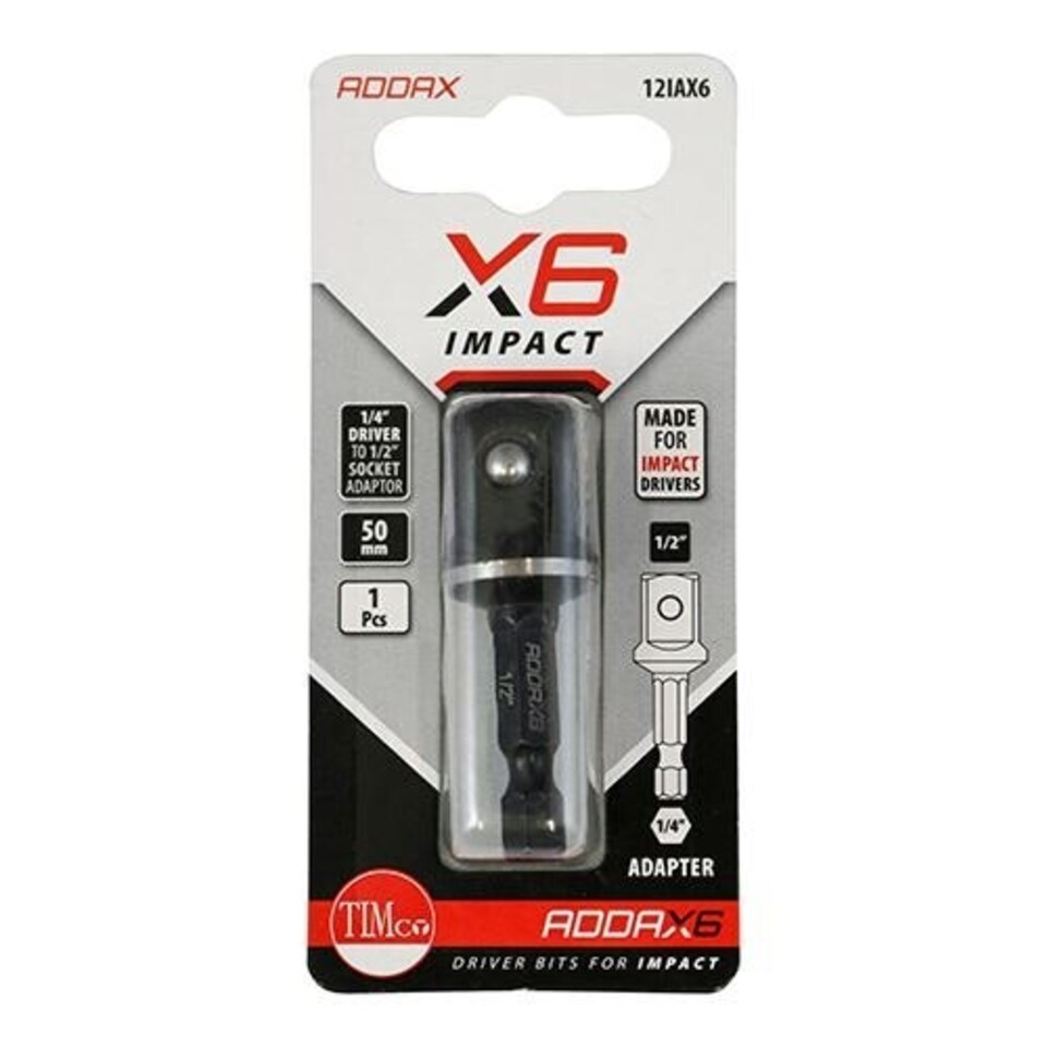 image 1 of Timco - Impact Adaptor (Size 1/2 x 50 - 1 Each)