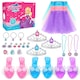 image 1 of Princess Dress-Up and Makeup Toy Set for Girls – Complete Pretend Play Kit with Crown, Jewelry & Accessories