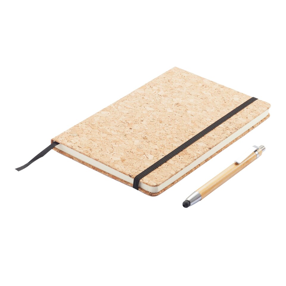 image 1 of XD Collection Bamboo A5 Notebook & Pen - Brown - One Size