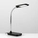 image 2 of ValueLights Adjustable Modern Gloss Black And Chrome 5W LED Touch Dimmer Adjustable Task Desk Lamp