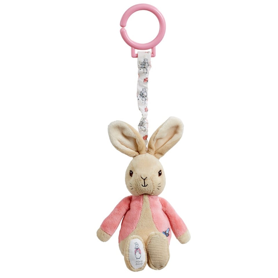 image 1 of Flopsy Bunny Jiggle Attachable Toy 21cm