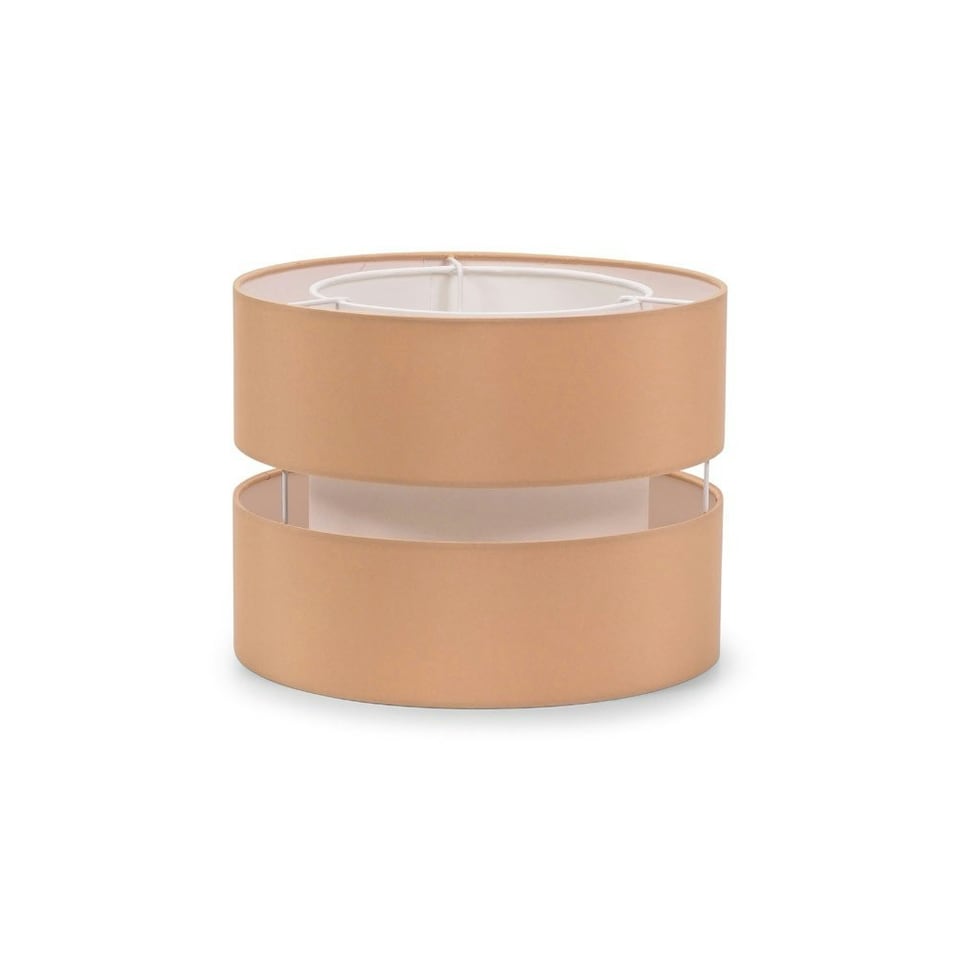 image 1 of ValueLights Sophia Pair of Small Sand 2 Tier Ceiling Light Shades