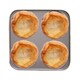 image 4 of 1 x Giant Easy to Use Non-Stick 4 Cup Yorkshire Pudding Oven Baking Tray