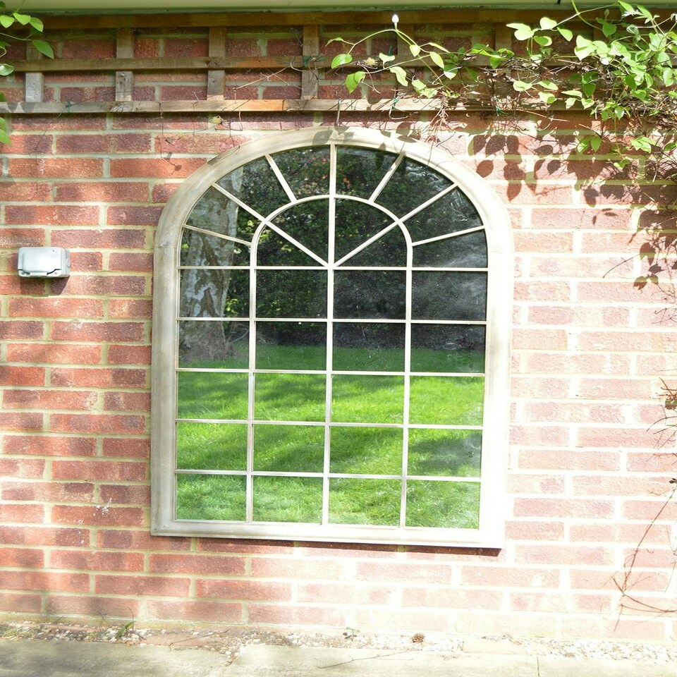 image 1 of Somerley Country Arch Large Garden Mirror 160 x 91 CM N/A