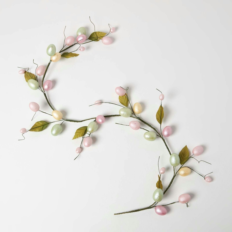 image 1 of Homescapes Easter Egg Garland, Handmade
