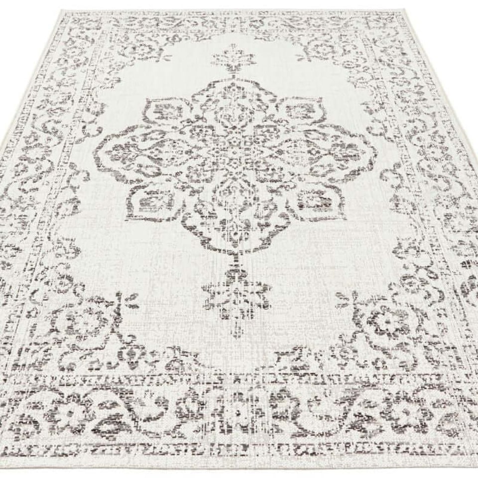 image 1 of The Rugs Indoor Outdoor Rug Tilos Vintage Oriental Polypropylene Durable