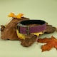 image 5 of HugglePets Legacy Leather Dog Collar - Merlot N/A | XS