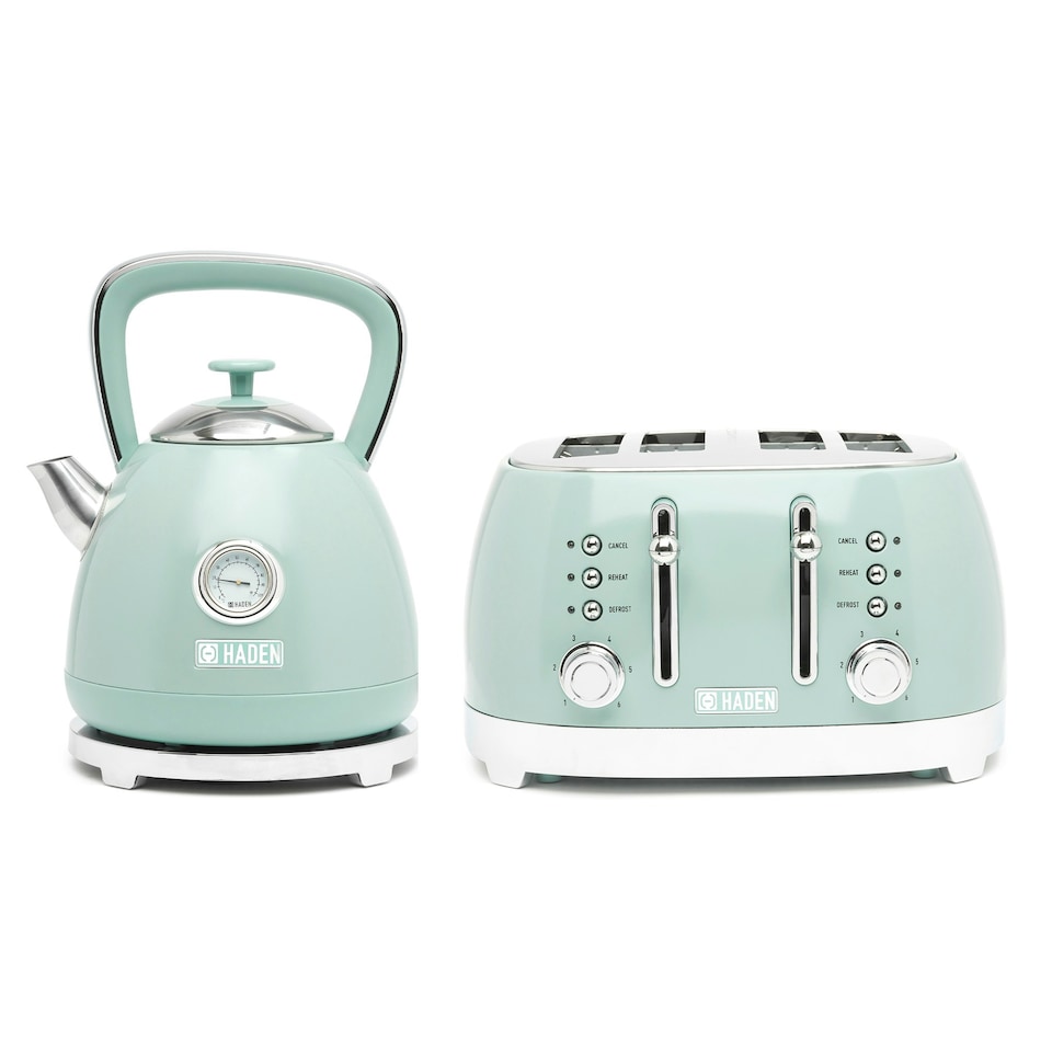 image 1 of Haden Sage Bristol Bundle - Kettle and 4 Slice Toaster Set
