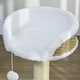 image 6 of PawHut Cat Tree with Scratching Post for Small Indoor Cats, White
