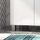 image 7 of kleankin High Gloss Bathroom Floor Cabinet Storage Cupboard with Drawer | White