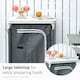 image 3 of Outsunny Outdoor 3-shelf Camping Cupboard Kitchen Station Cook Table Grey