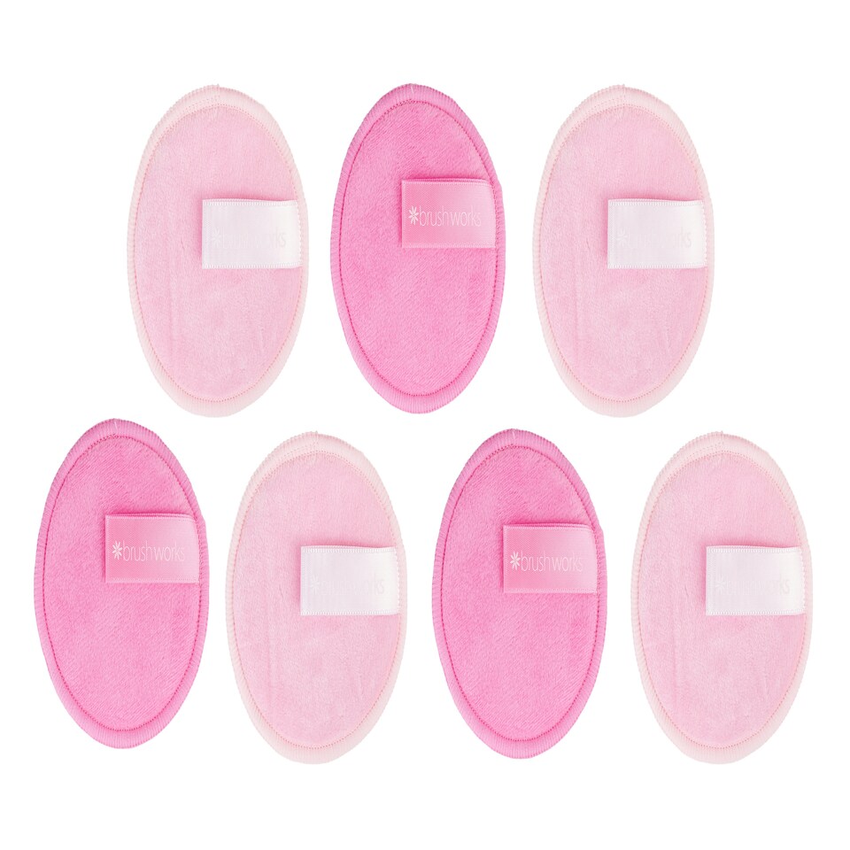 image 1 of Brushworks Reusable Microfibre Cleansing Pads - 7 Pack