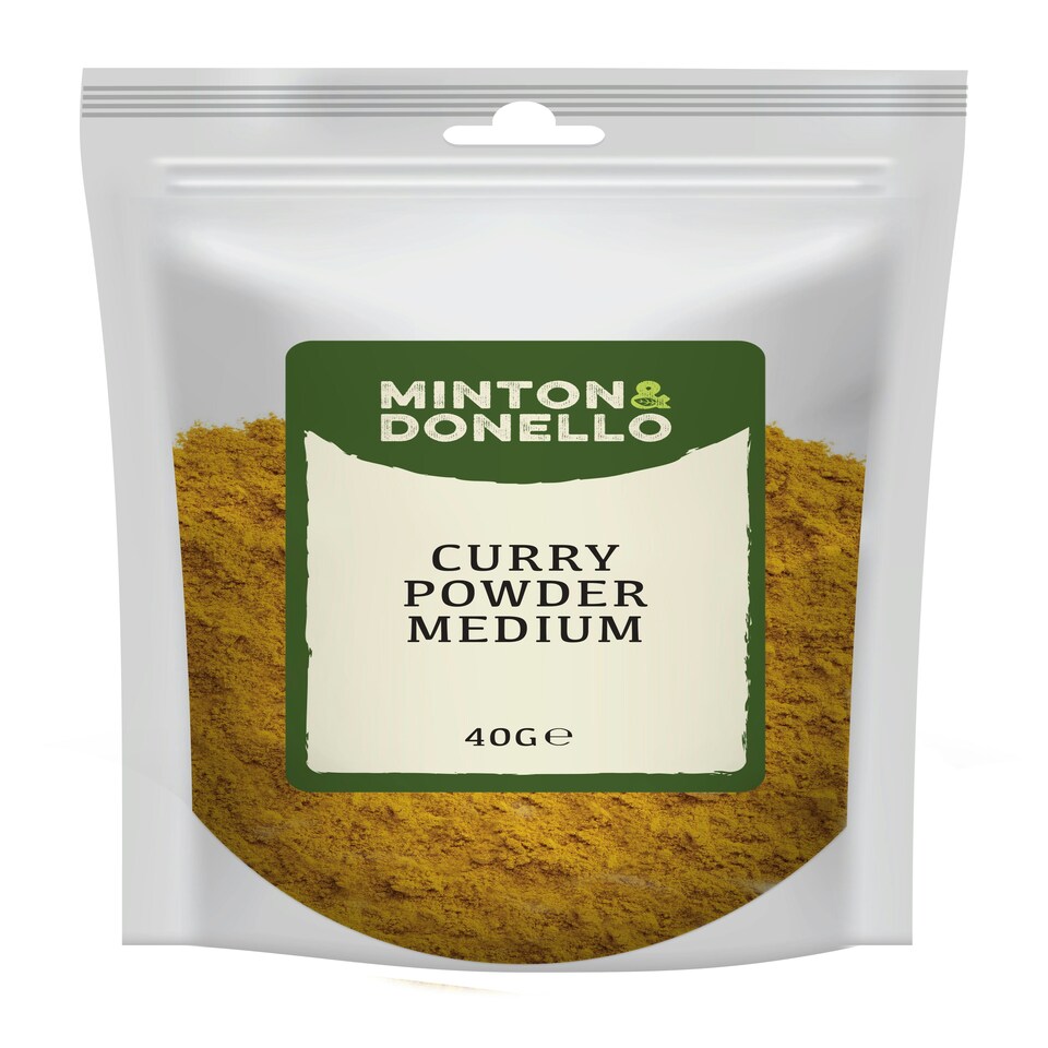 image 1 of Minton & Donello Medium Curry Powder 10 x 40g