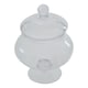 image 2 of Interiors by Premier Versatile Clear Glass Candy Small Storage Jar, Elegant Storage Jar For Kitchen, Functional Glass Container