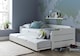 image 1 of Copella White Guest Bed With Trundle And Ethan Spring Mattresses