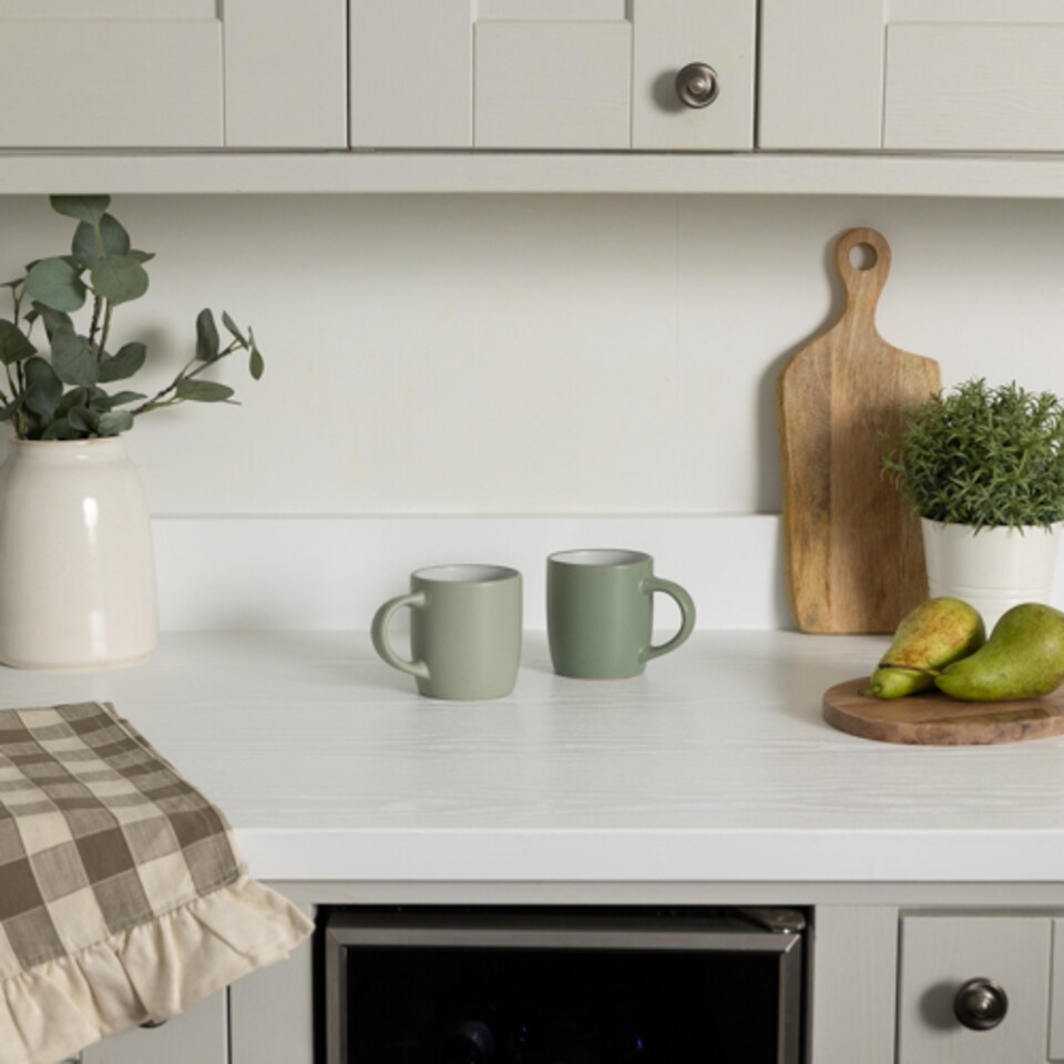 image 1 of Sticky Back Plastic Whitewood Matt Wood Effect Kitchen Self-adhesive Vinyl Wrap for Cupboards, Doors and Worktops 90cm x 1m - d-c-fix