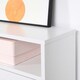 image 6 of HOMCOM Shoe Storage Cabinet Footwear Organiser Space-saving w/ 3 Drawers -White